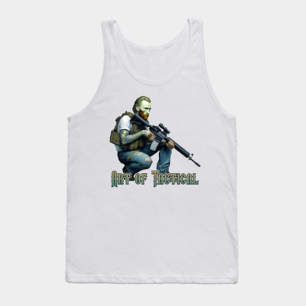 Art of Tactical Tank Top by Rawlifegraphic